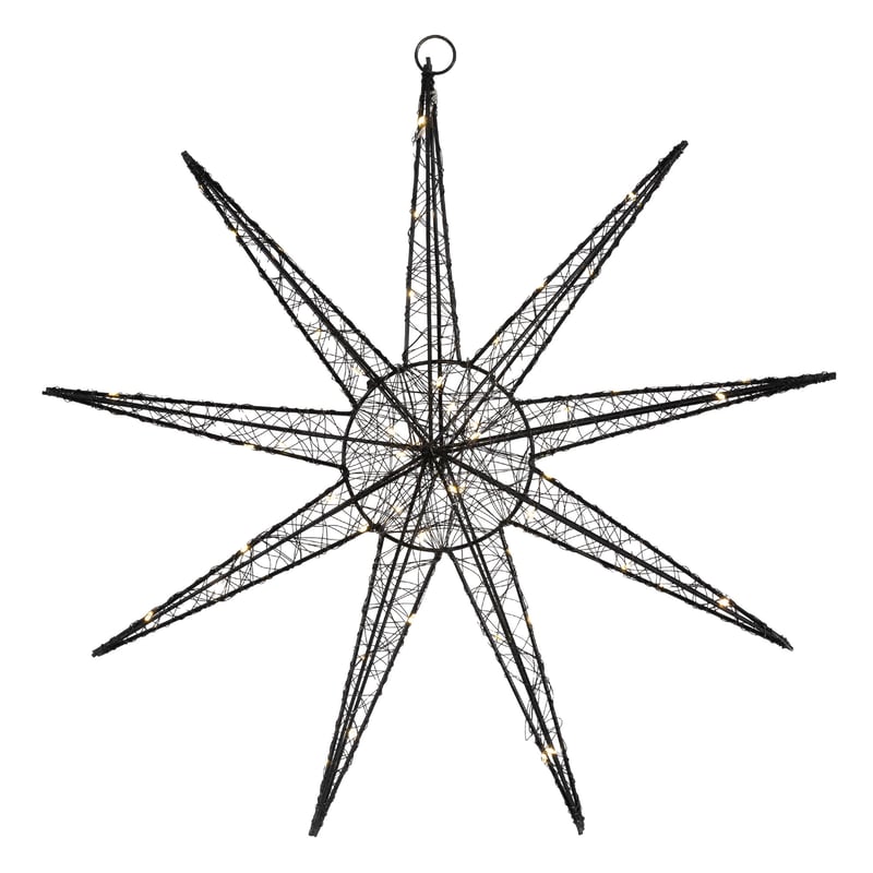 Dekoracja swiateczna LED Platek sniegu Wrózka Swiatla Timer 50 cm