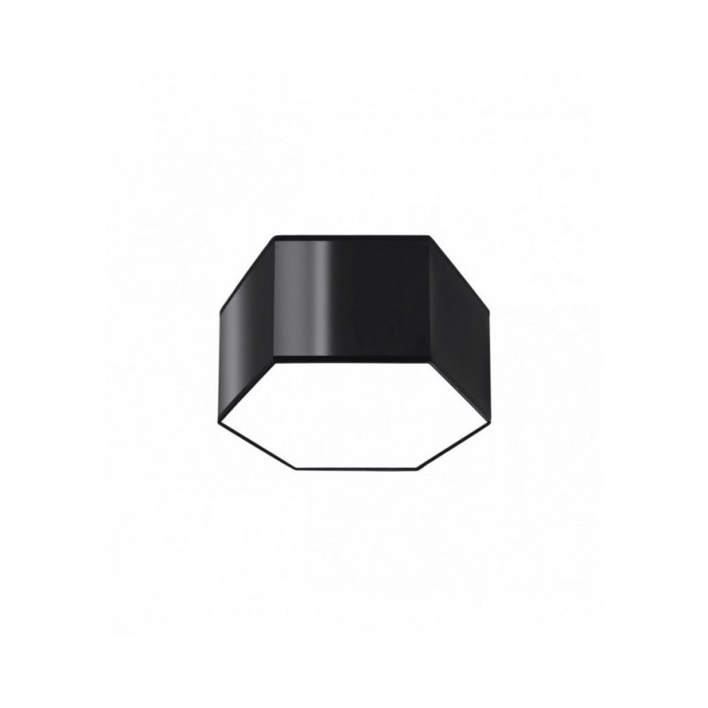 Plafon SUNDE 15 czarny, nowoczesny - 30.5x26.5x15.5cm Sollux
