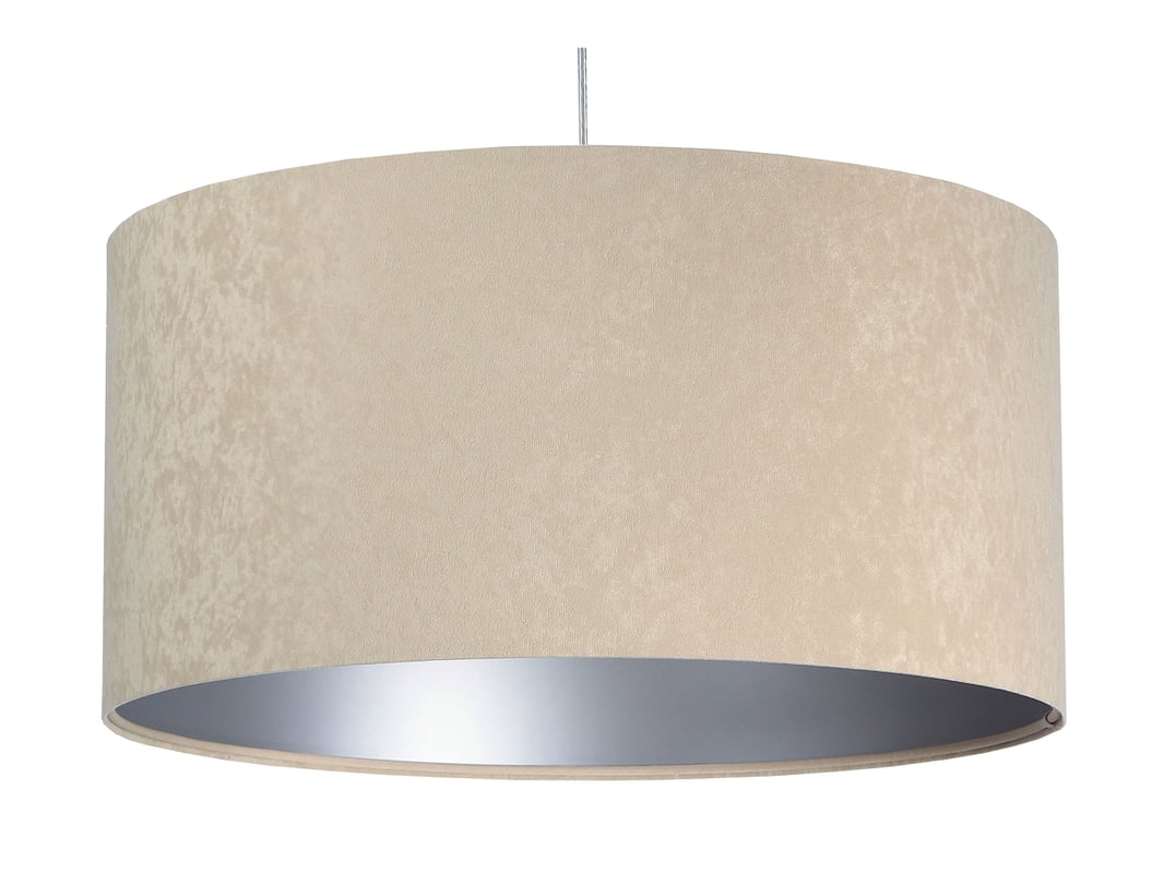 Lampa wisząca HOME 50 beżowa/srebrna
