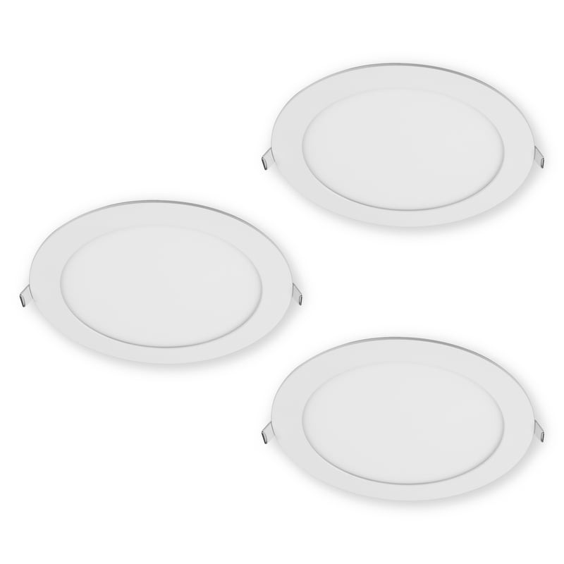 INSPIRE - Opakowanie 20 sztuk reflektorów wpuszczanych EXTRAFLAT L - Reflektory LED Ø 22,5 cm - 3100 LM - Możliwość ściemniania intensywności 50% i