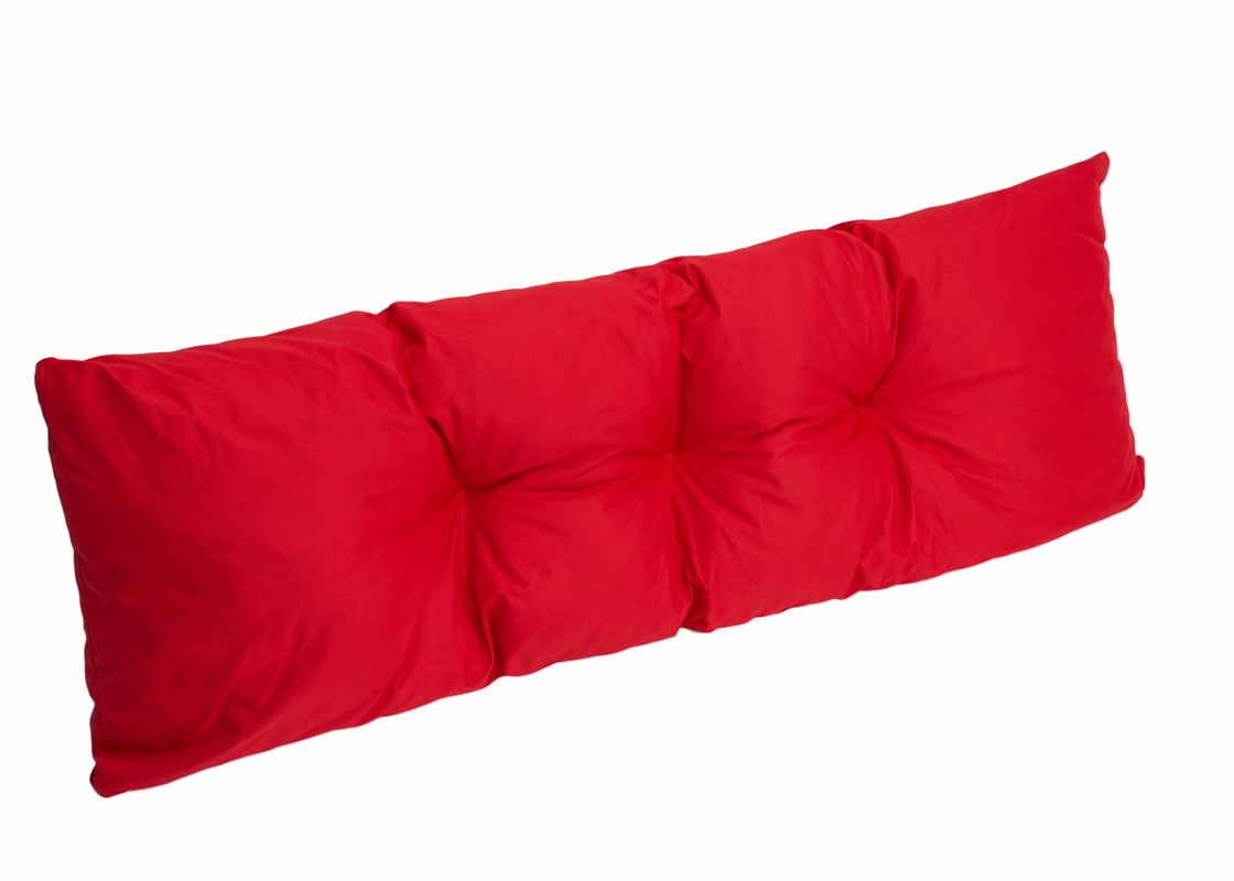 Poduszk na paltę 120x40cm Czerwona poduszka na półpaletę poduszka na siedzisko poduszka ogrdowa