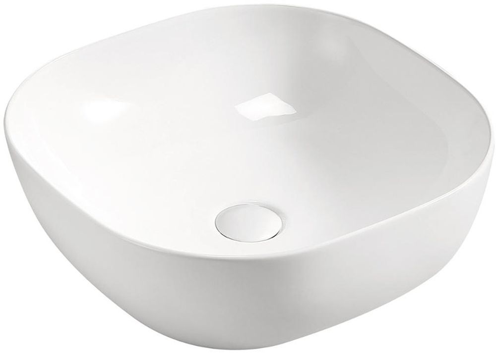 Comad umywalka 42 cm nablatowa kwadratowa biała UM-6252 - Wysyłka w 24h
