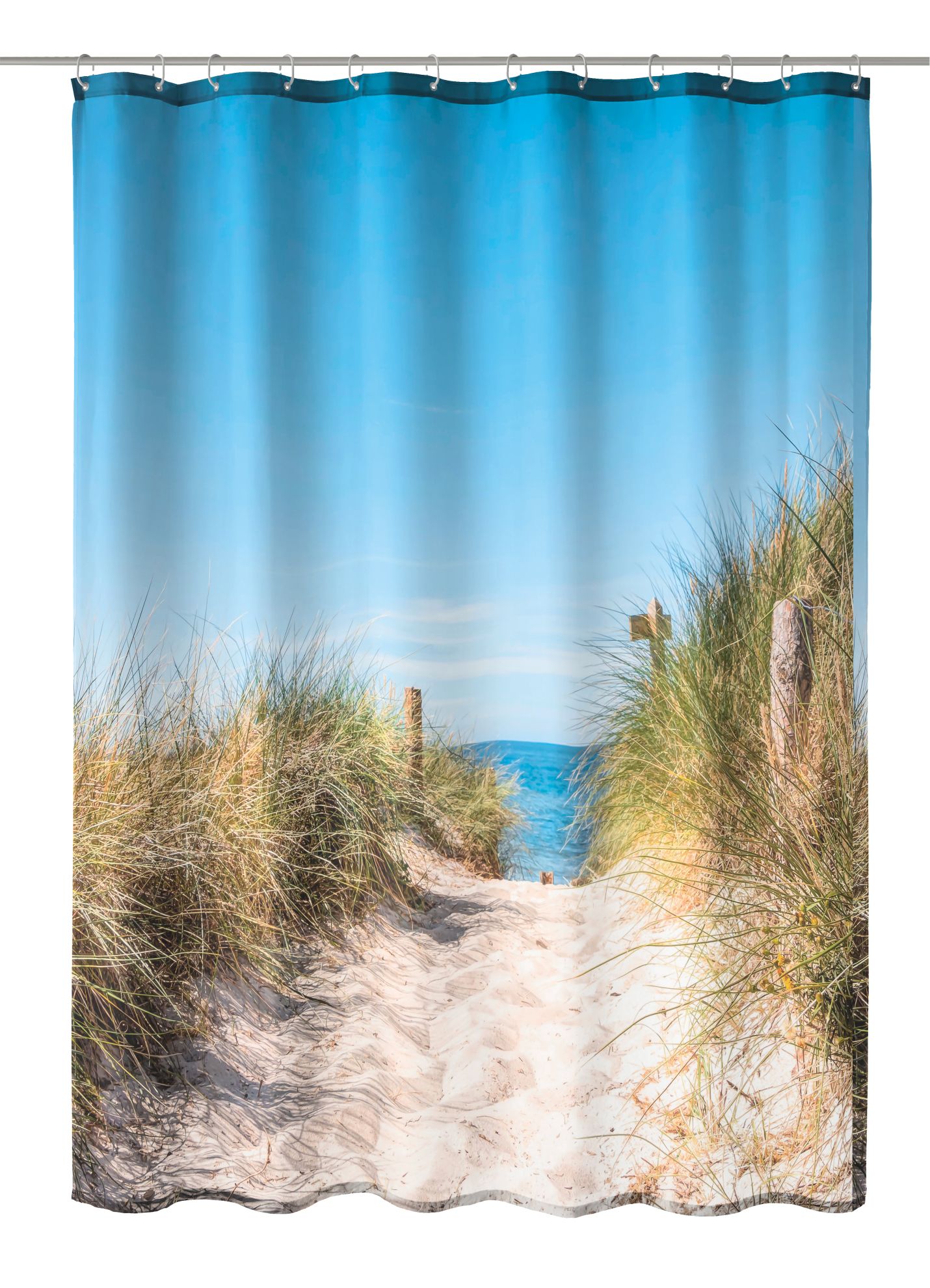 Kleine Wolke Borkum zasłona prysznicowa 200x180 cm wielokolorowy 7830148305 - Wysyłka w 24h