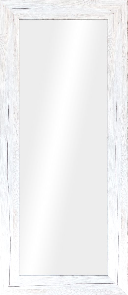 Styler Jyvaskyla lustro 148x56 cm prostokątne rama białe drewno mat LU-12449