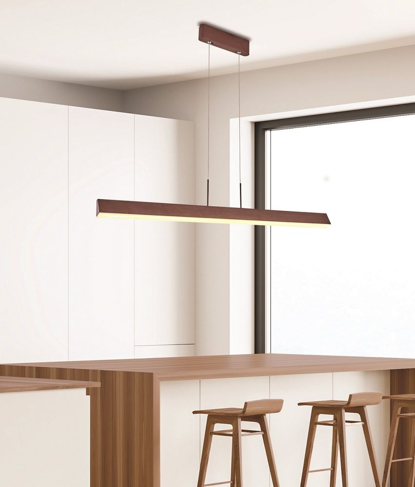 Apeti Coconut lampa wisząca 1x28 W brązowa A0010-310