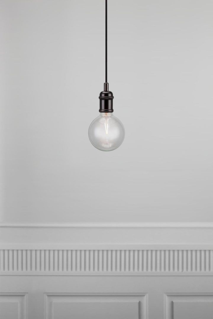 Nordlux Avra lampa wisząca 1x60W czarna 84800003