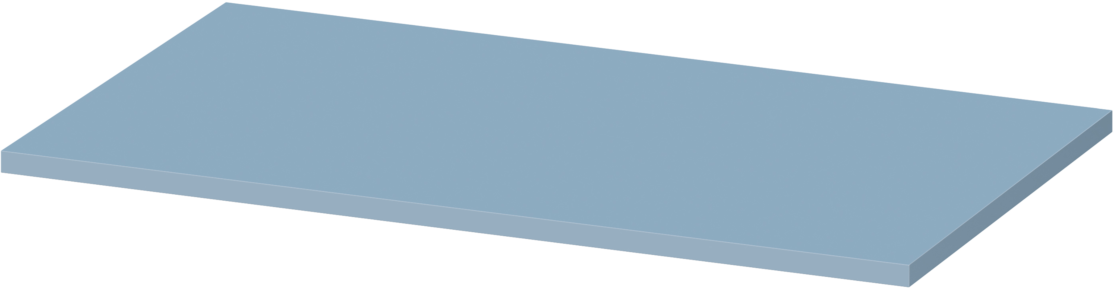 Cersanit Larga blat 80x45 cm niebieski S932-031