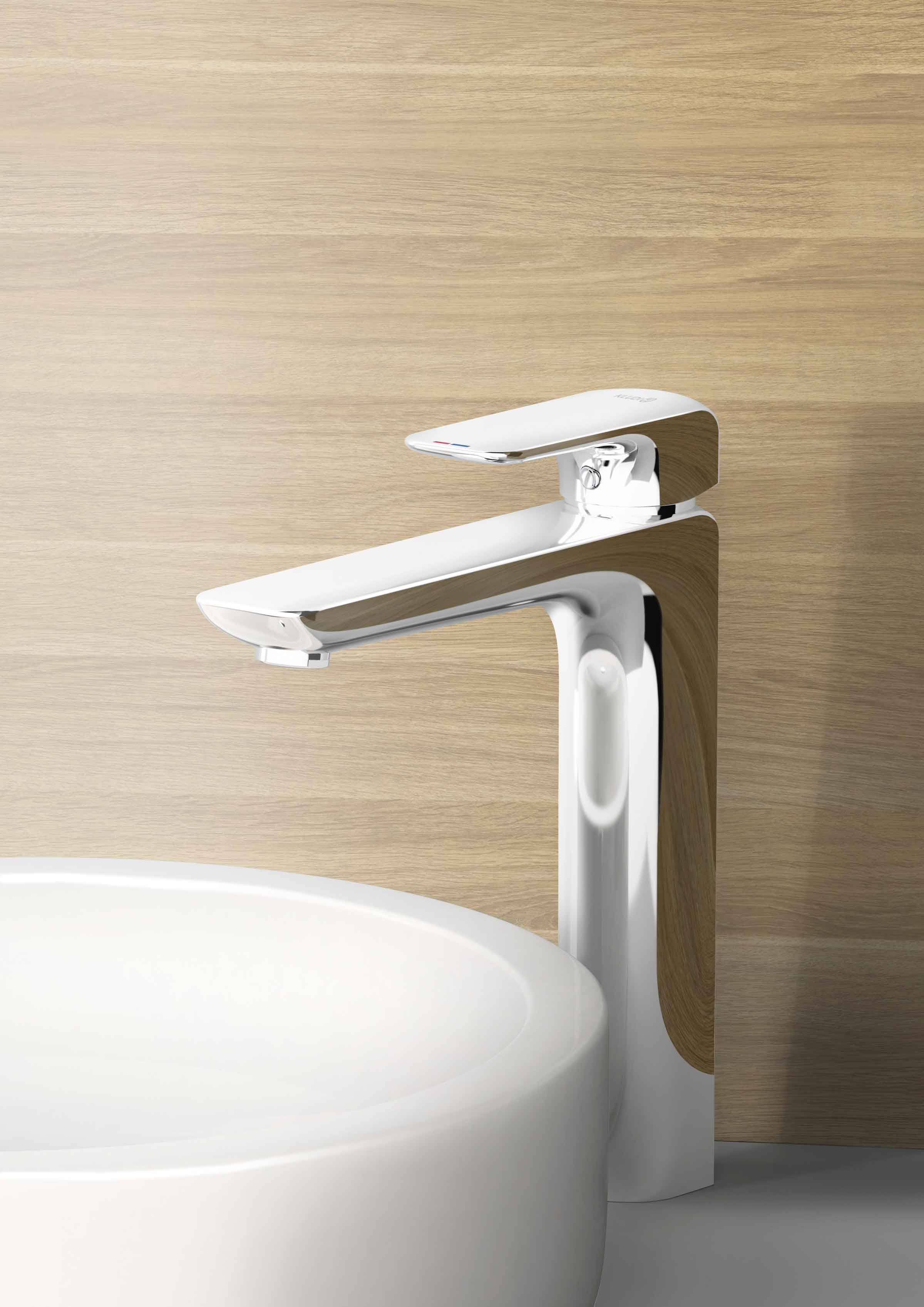 Kludi Ameo bateria umywalkowa stojąca wysoka chrom 412960575