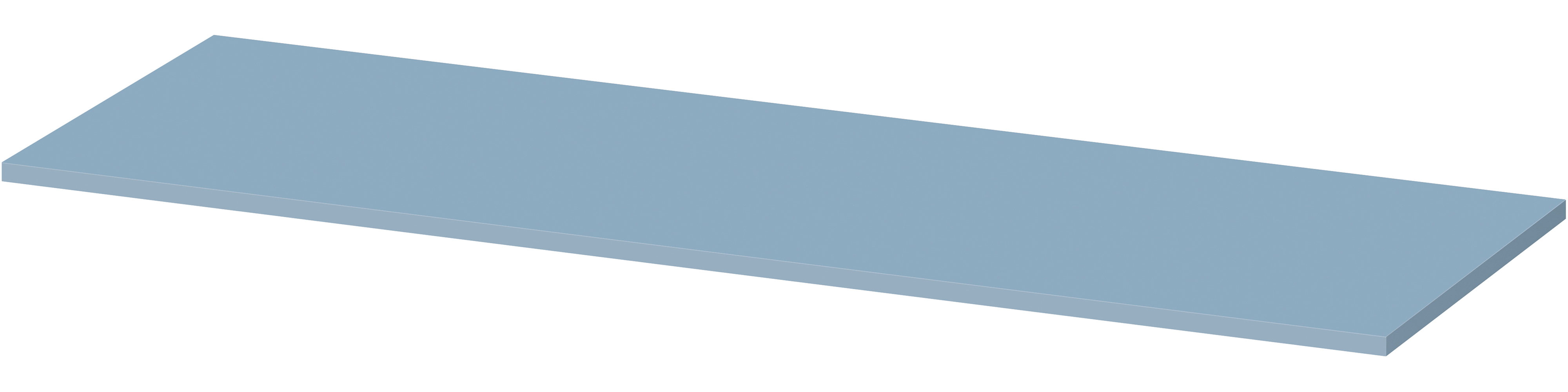 Cersanit Larga blat 140,2x45 cm niebieski S932-034