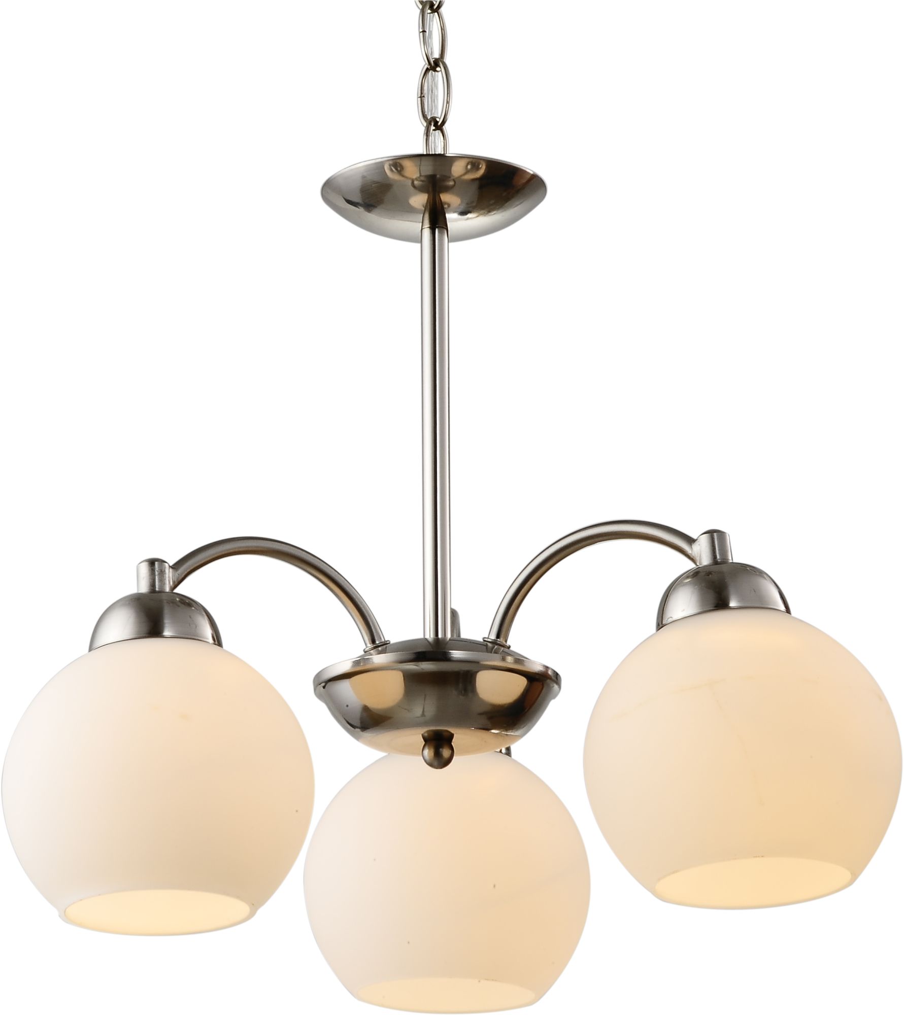 Candellux Tobago lampa wisząca 3x60W chrom/biały 33-25456