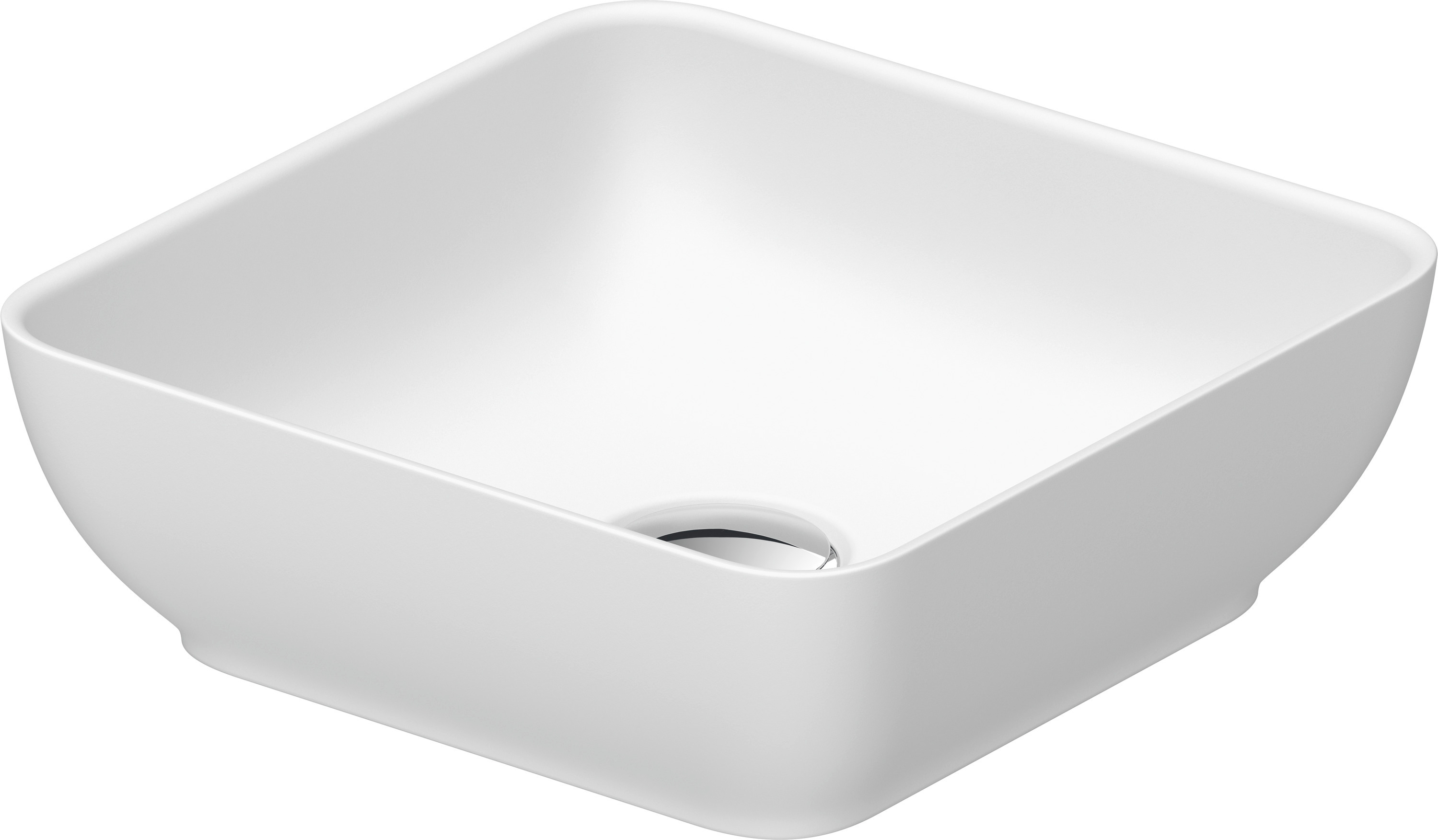 Duravit Sivida umywalka 30x30 cm kwadratowa nablatowa biała 2660033200