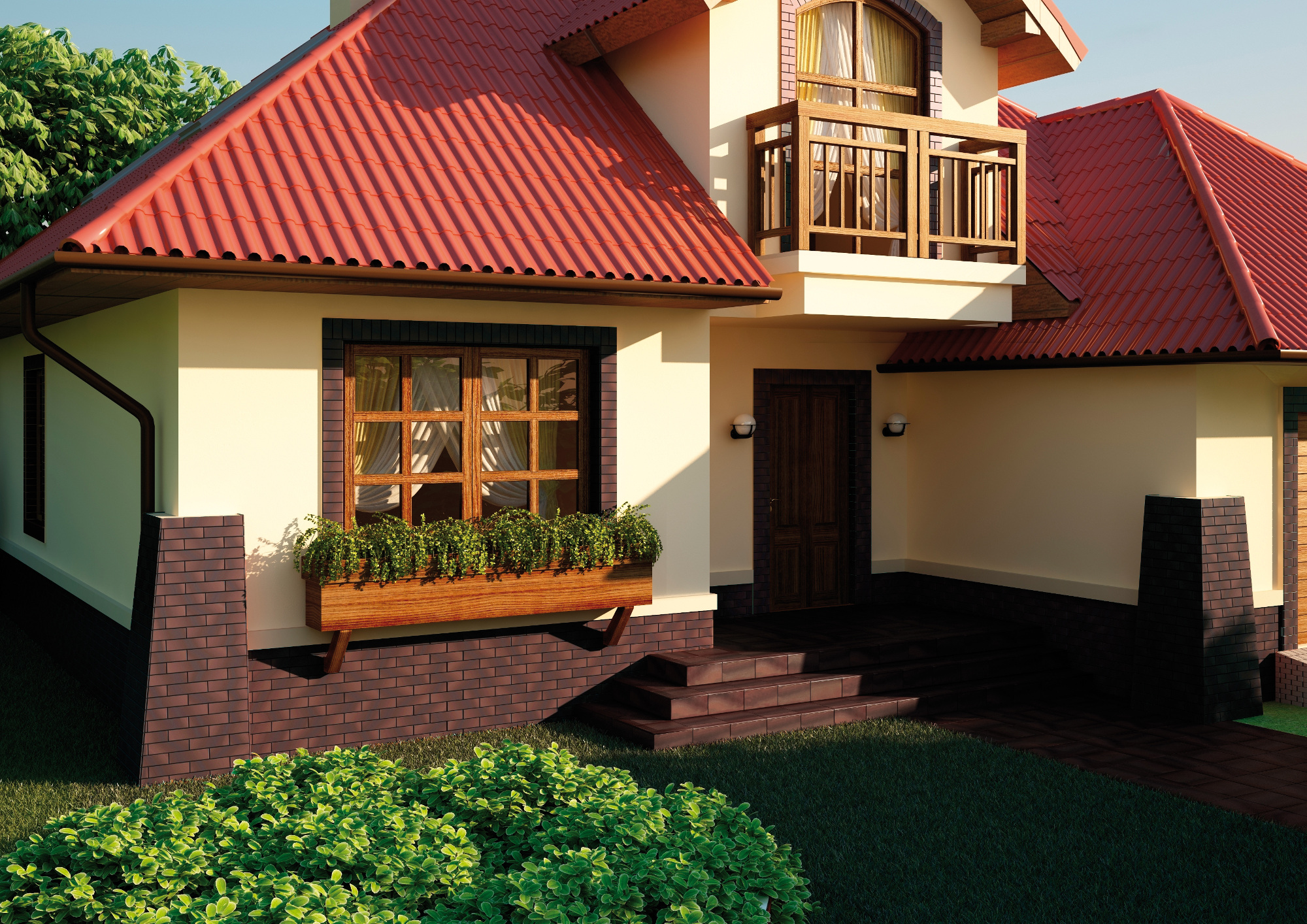 Cerrad Shadow płytka klinkierowa 24,5x6,5 cm czerwona