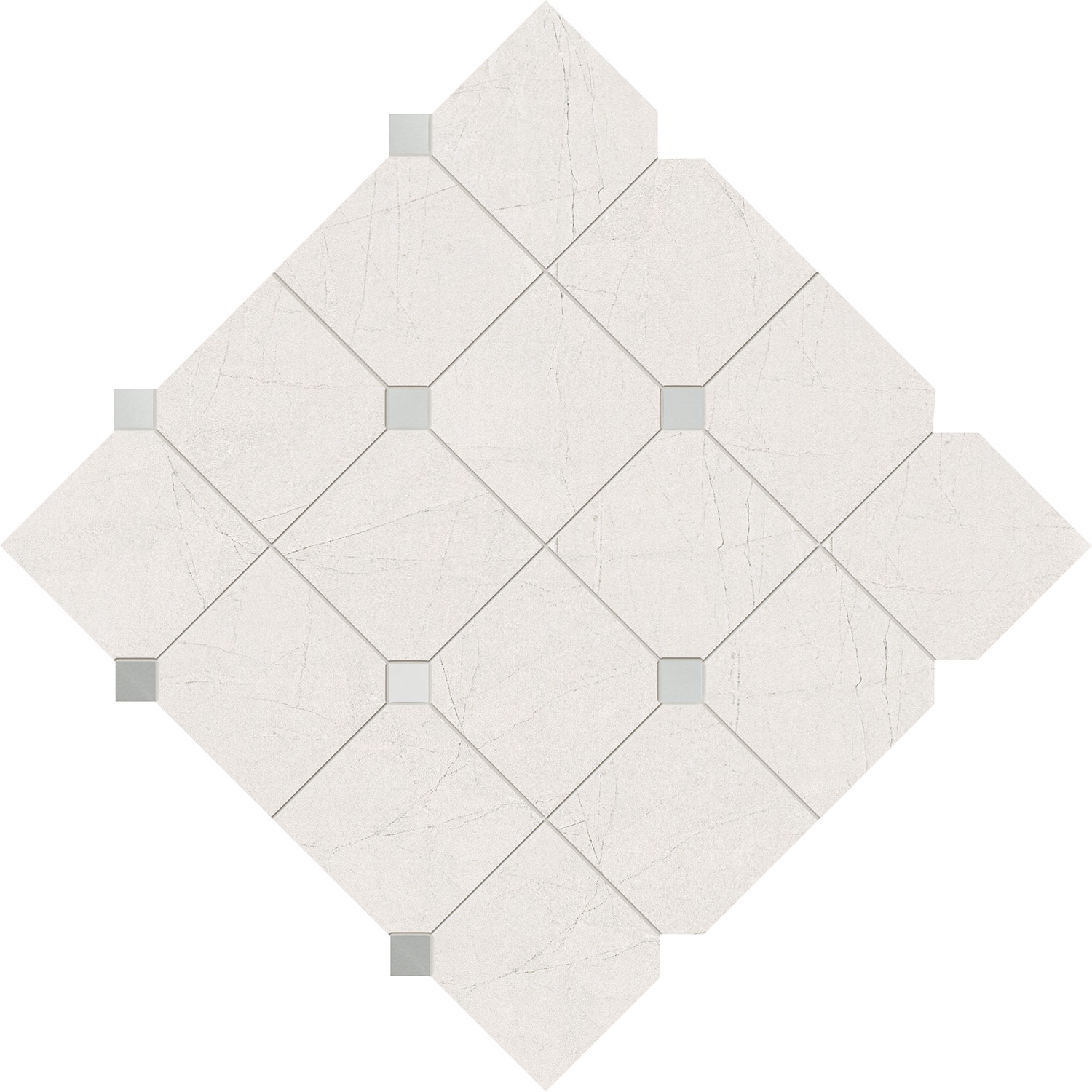 Domino Idylla white mozaika ścienna 29,8x29,8 cm