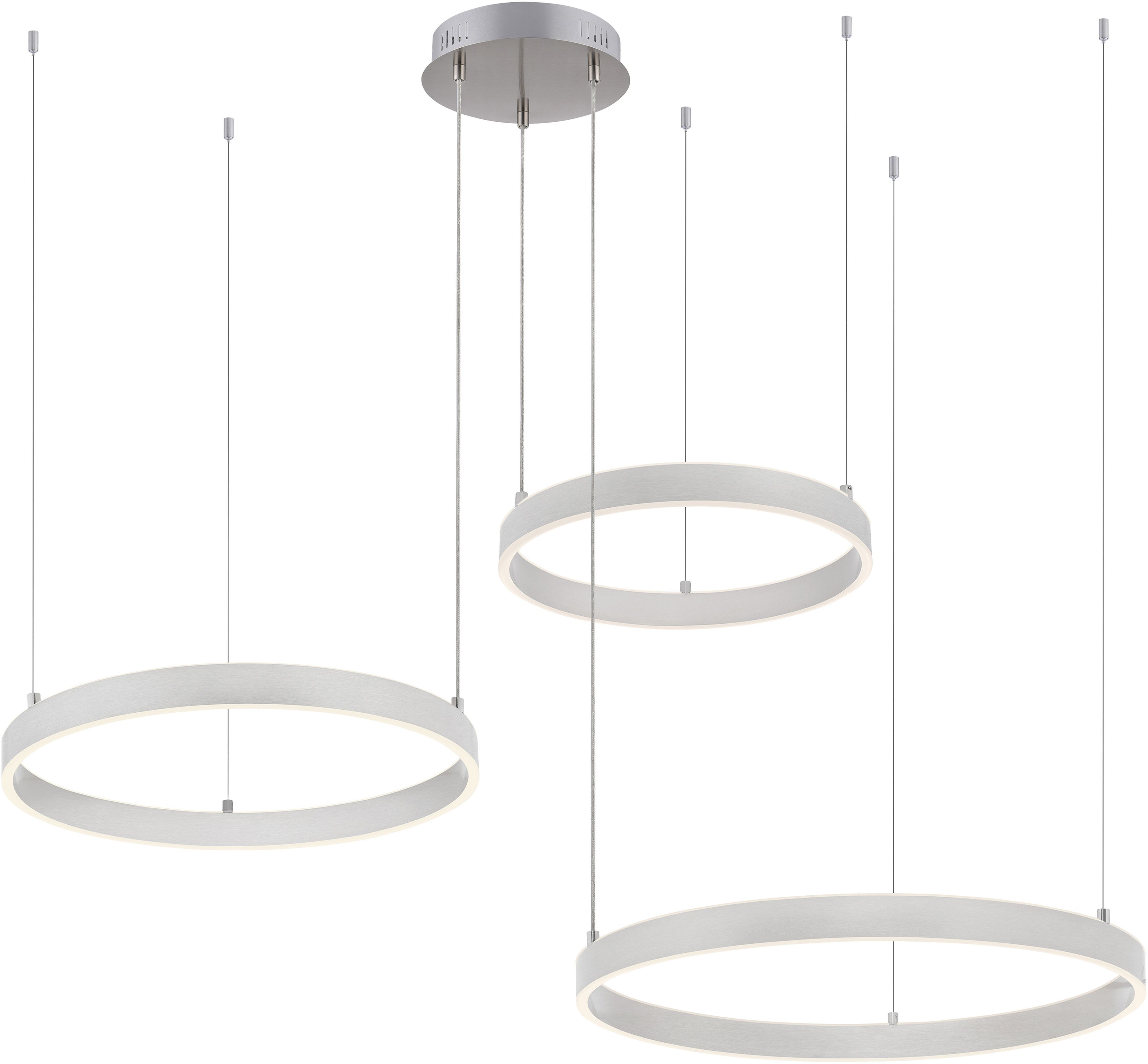 Just Light Lilluti lampa wisząca 2x26W stalowy 15156-55