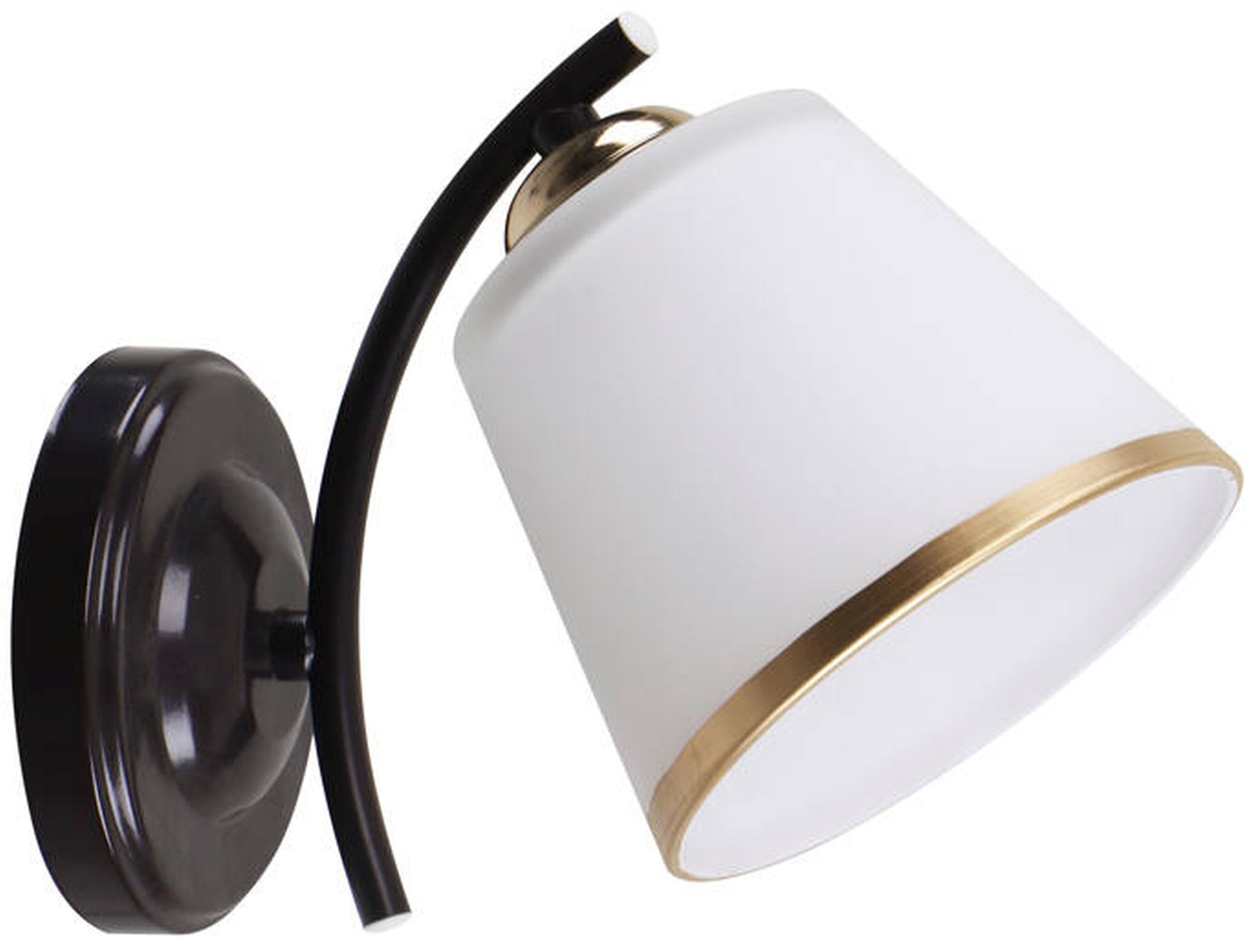 Candellux Greco kinkiet 1x40W czarny/biały/złoty 21-22615