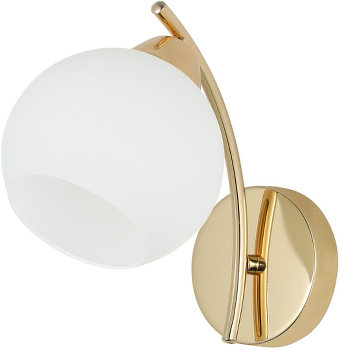 Candellux Amos kinkiet 1x40 W biały-złoty 21-38593 - Wysyłka w 24h