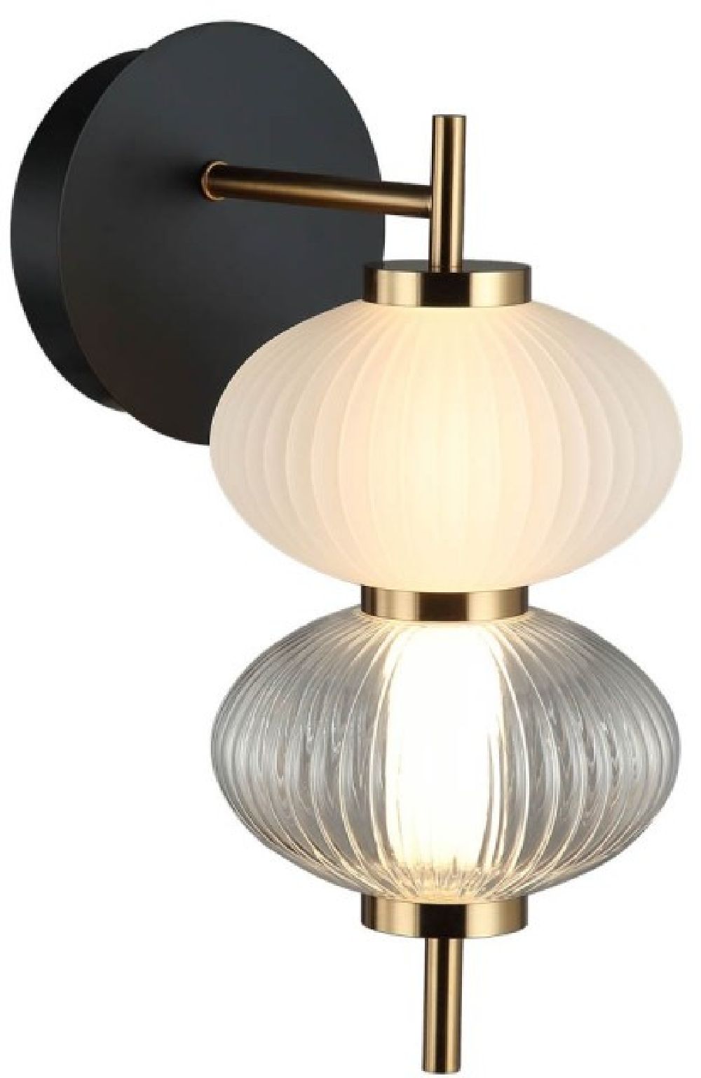 Italux Testa kinkiet 1x8 W przezroczysty WL-84938-2-BK