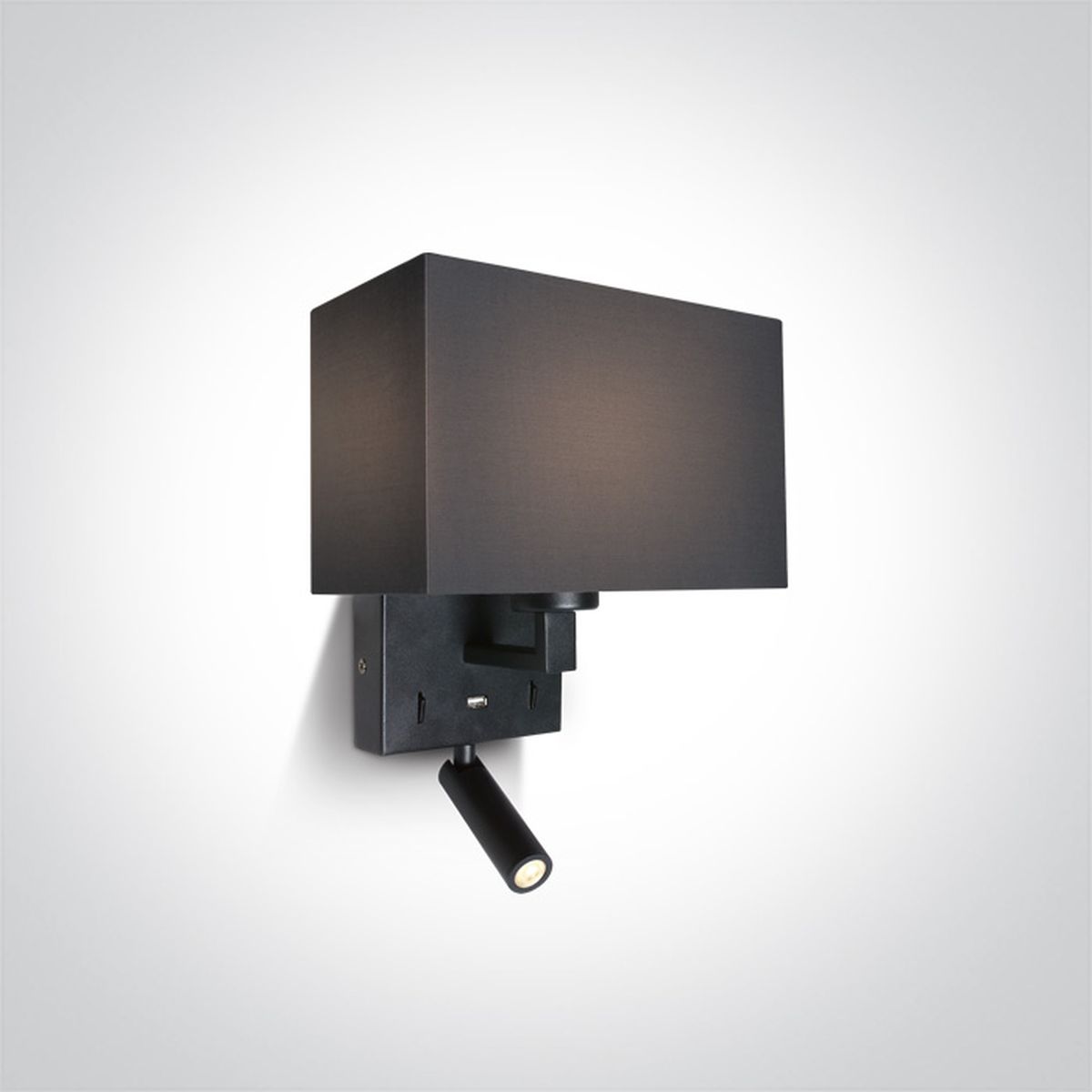 One Light Mesa kinkiet 3W+12W czarny 61120/B/W