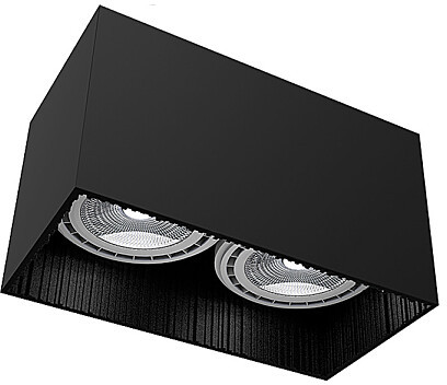 Nowodvorski Lighting Groove lampa podsufitowa 2x75W LED czarna 9316