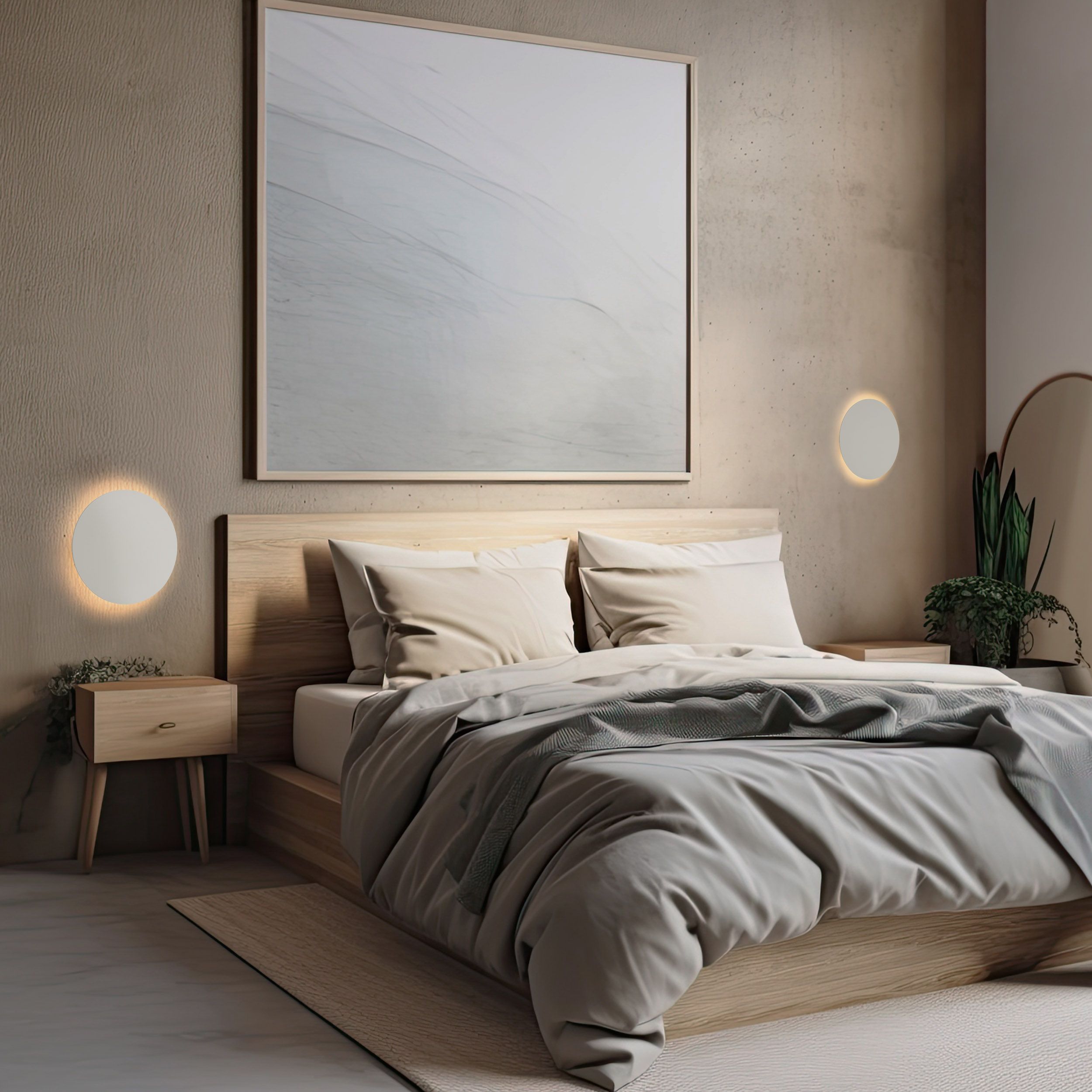 TK Lighting Luna kinkiet 3x6W beżowy 5911