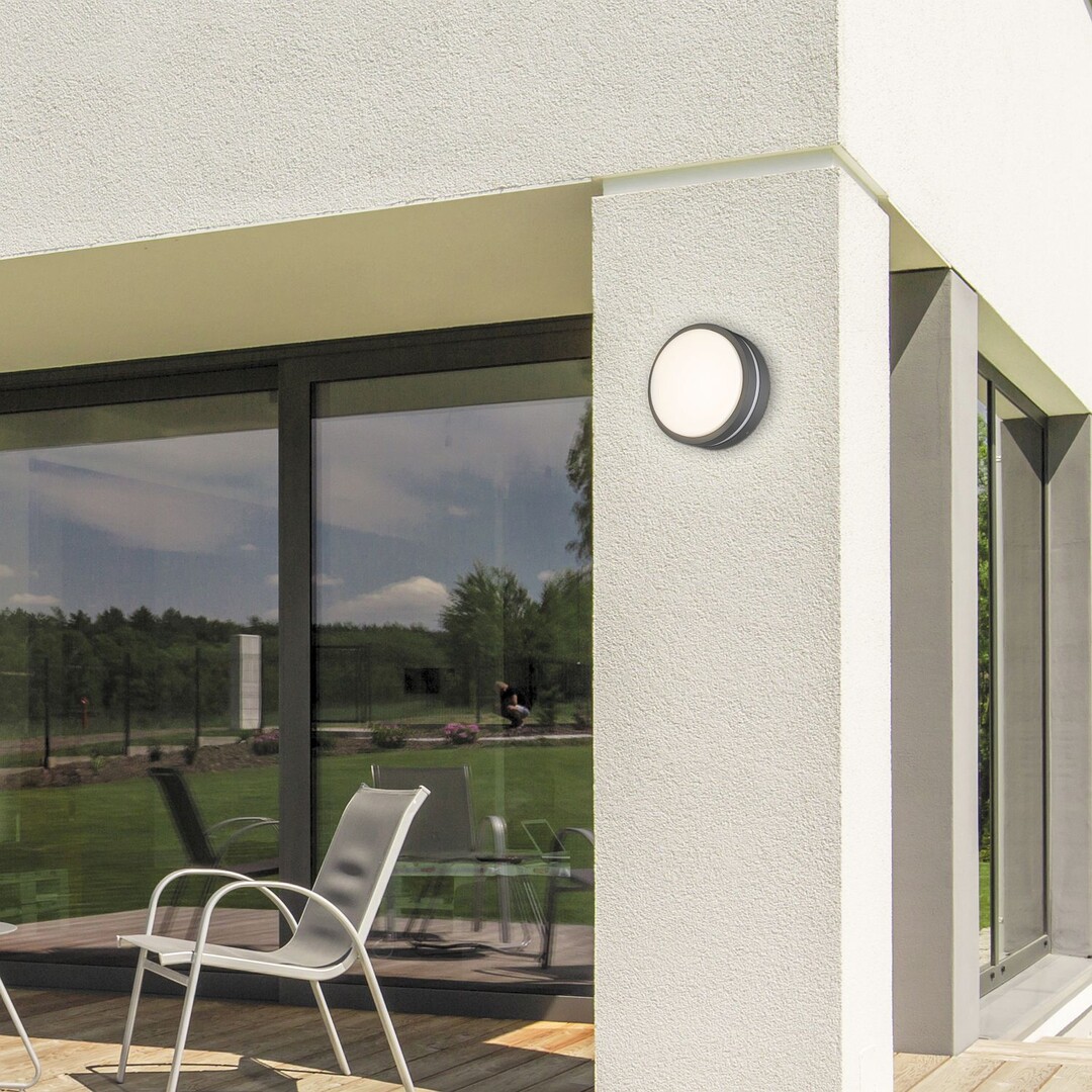Rabalux Hamburg kinkiet 1x10W LED biały/antracyt 8847