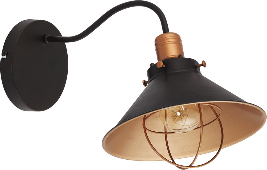 Nowodvorski Lighting Garret I kinkiet 1x60W czarny 6442