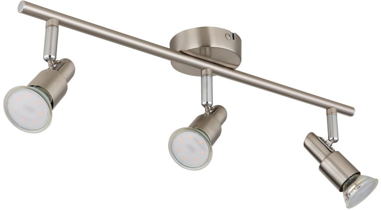 Globo Lighting Kinley kinkiet 3x3 W nikiel 57385-3