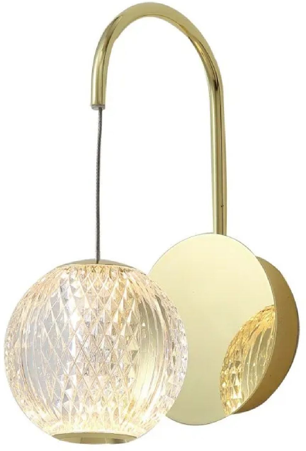 Italux Rosario kinkiet 1x4 W złoty WL-12220121-1A-GD