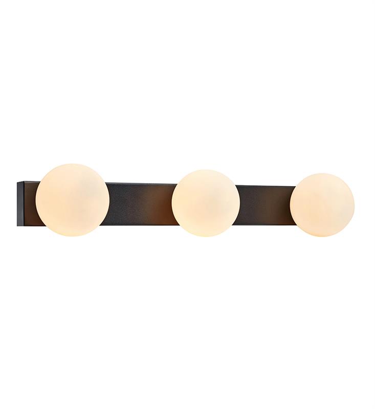 Markslöjd Mini kinkiet 3x18W czarny/biały 107205