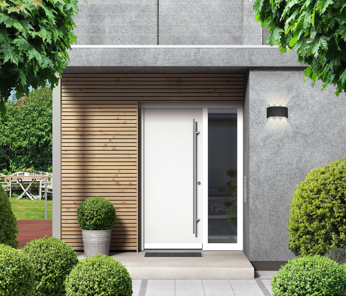 Italux Ortelo kinkiet zewnętrzny 3x8 W czarny piaskowany OWL-451-3-BL