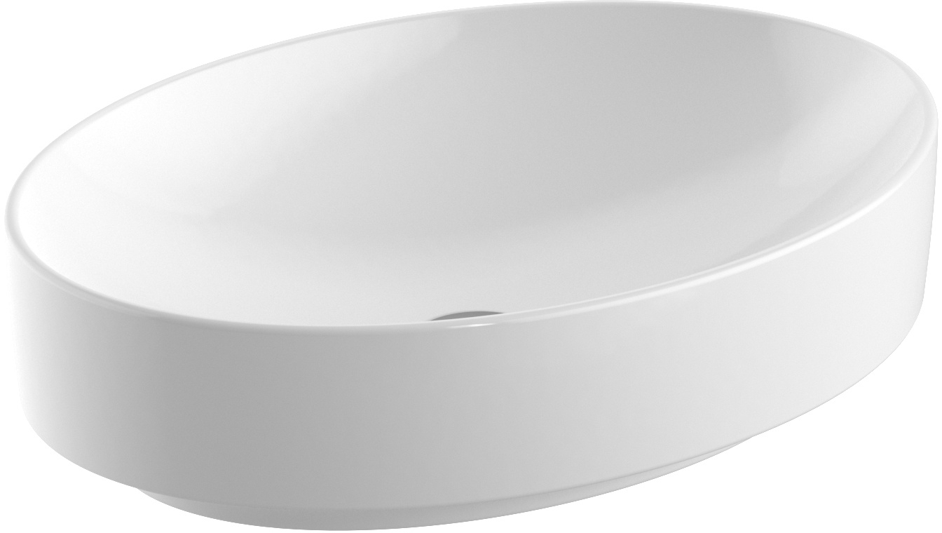 Geberit Variform umywalka 55x40 cm nablatowa owalna KeraTect biała 500.771.00.2 - Wysyłka w 24h