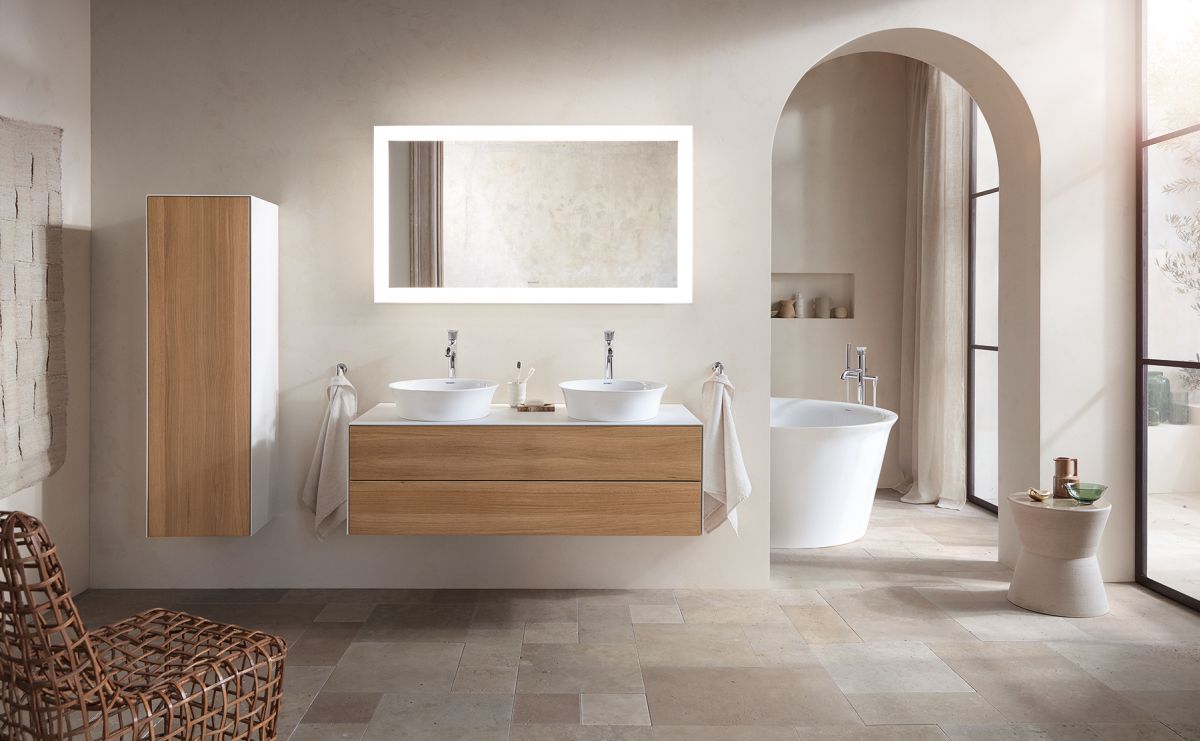 Duravit White Tulip umywalka 43 cm nablatowa okrągła biała 2362430079