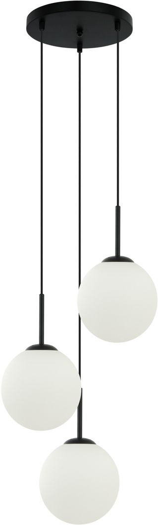 Italux Deore lampa wisząca 3x40 W czarna PND-5578-3S-BK - Wysyłka w 24h