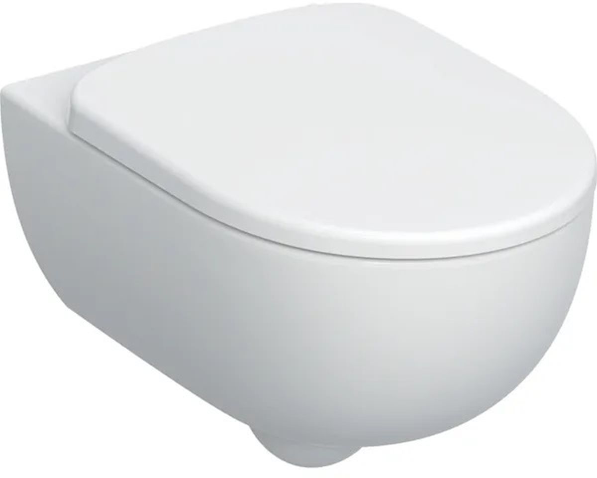 Geberit Selnova Premium zestaw miska z deską wisząca bez kołnierza biały 501.991.00.1