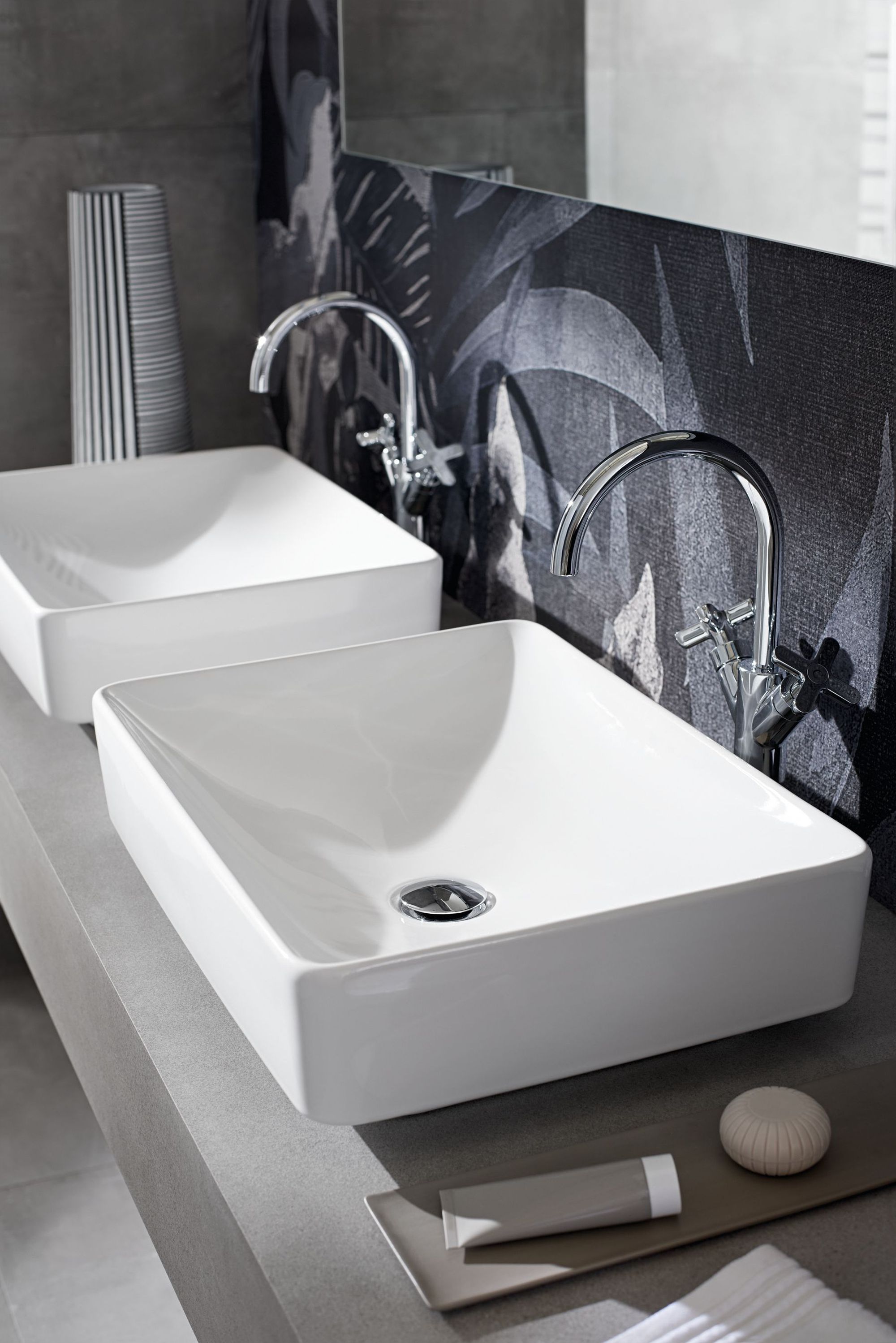 Geberit Variform umywalka 55x40 cm nablatowa prostokątna KeraTect biała 500.779.00.2 - Wysyłka w 24h