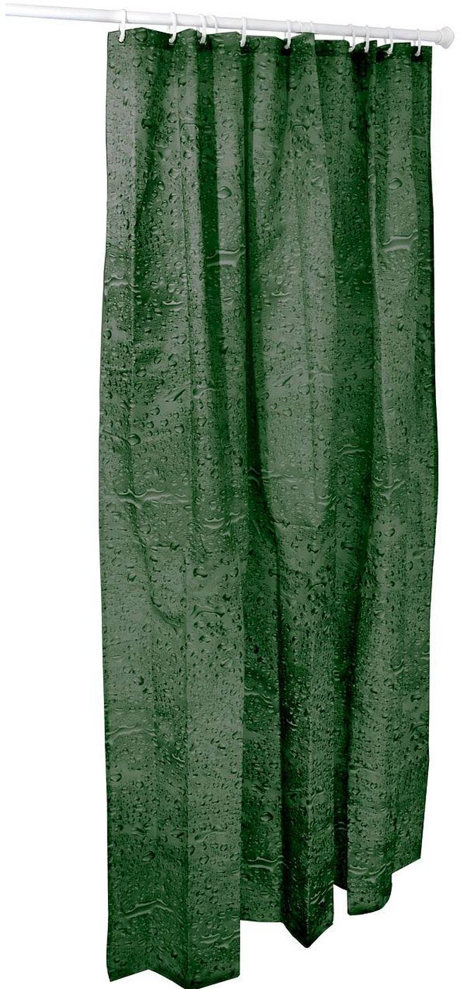 Duschy Water zasłona prysznicowa 200x180 cm ciemnozielona 628-54