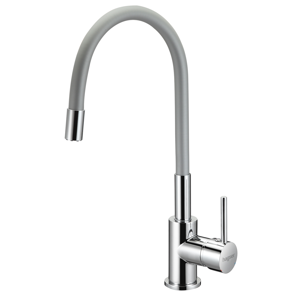 Hagser Emma bateria kuchenna stojąca chrom-grafit/szary HGR40000035 - Wysyłka w 24h