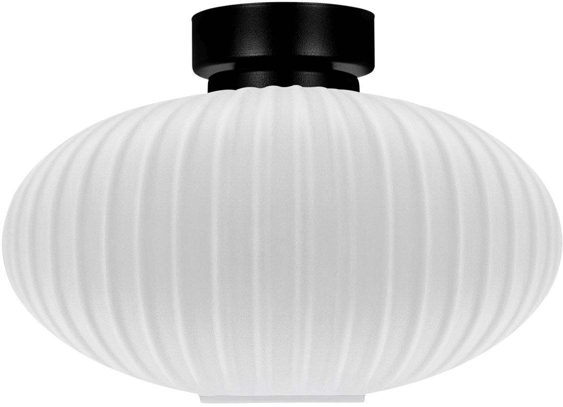 Kaja Peso lampa podsufitowa 1x15 W biała-czarna K-5671
