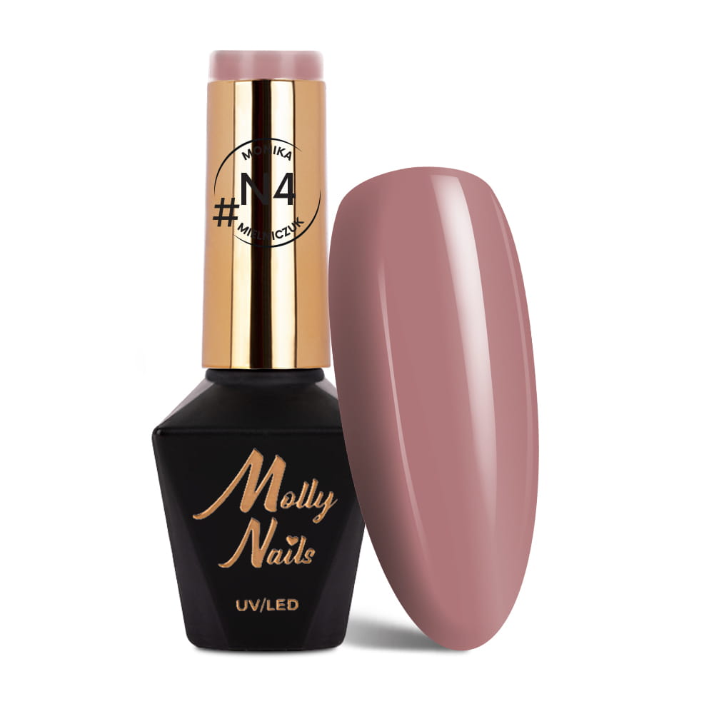 Lakier hybrydowy Molly Nails #Natural by Monika Mielniczuk HEMA/Di-HEMA free 8g Nr #N4
