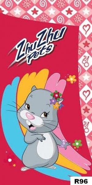 Ręcznik licencyjny - Zhu Zhu Pets - rozmiar 70x150 wz. R96
