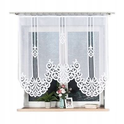 ARALIA Firanka panel 140x160cm biała