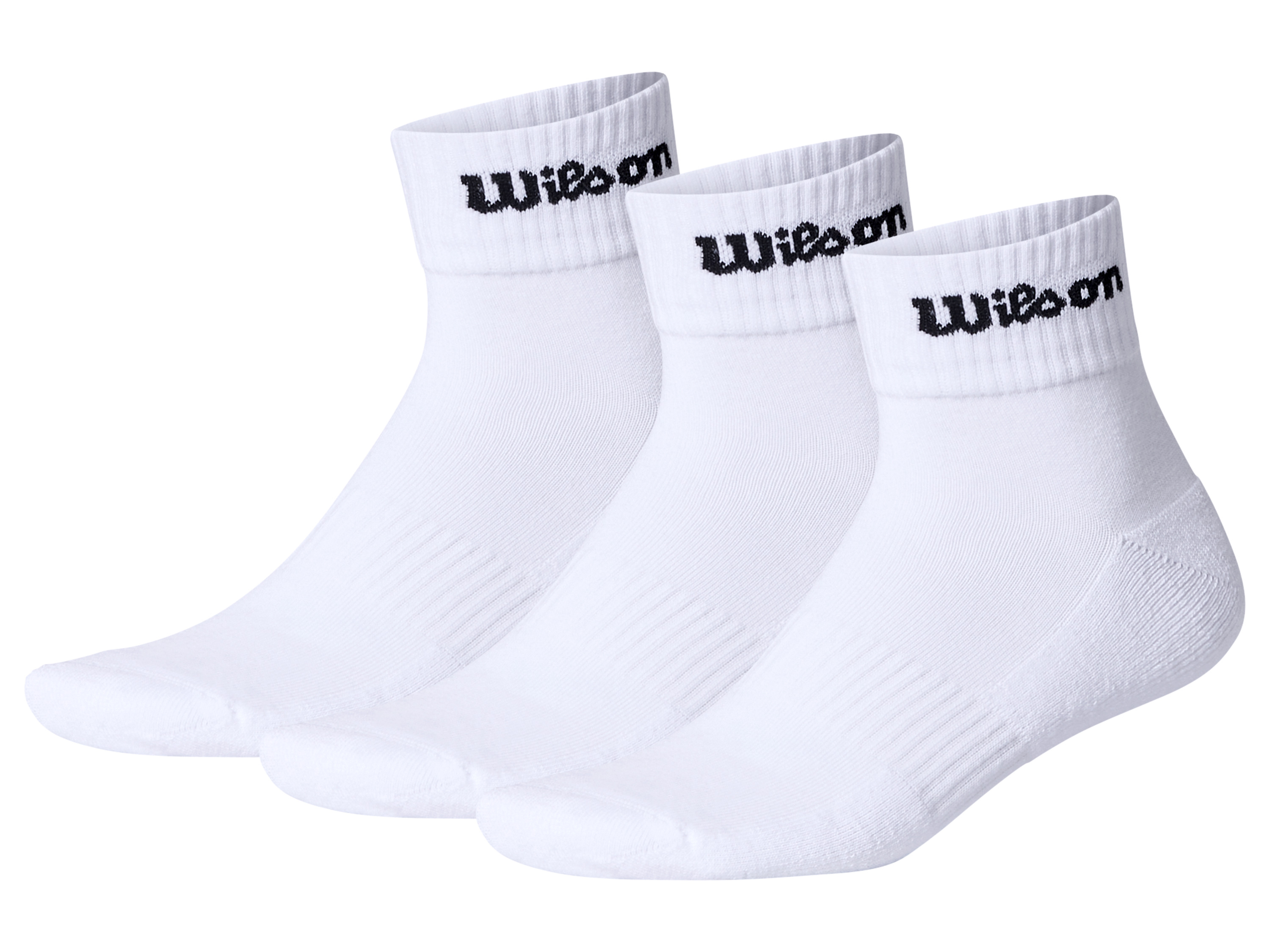 Wilson Skarpety damskie/ męskie, 3 pary Biały, 35-38
