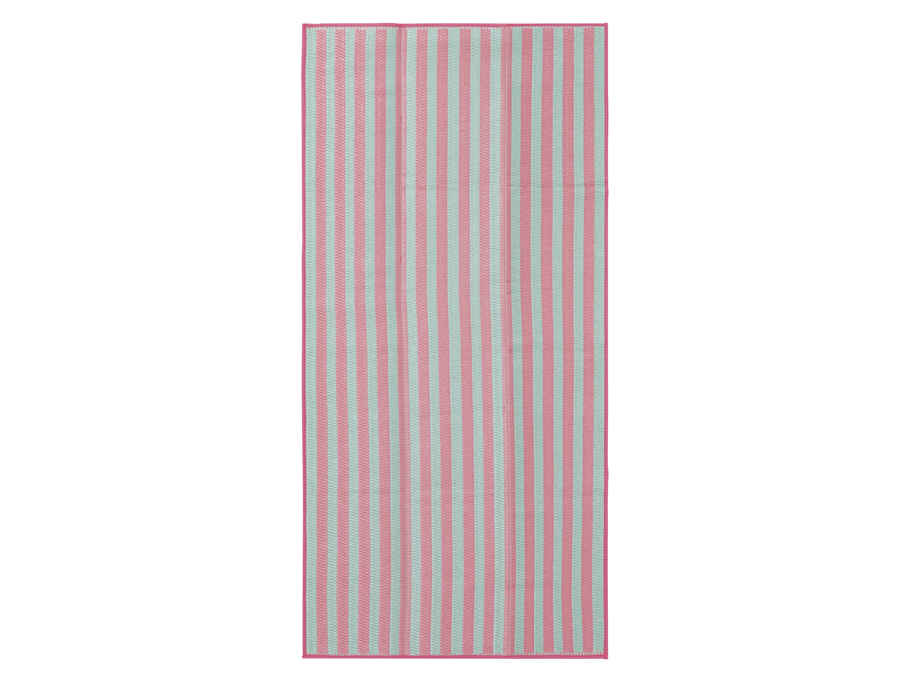 Crivit Mata plażowa składana, 90 x 180 cm Różowy