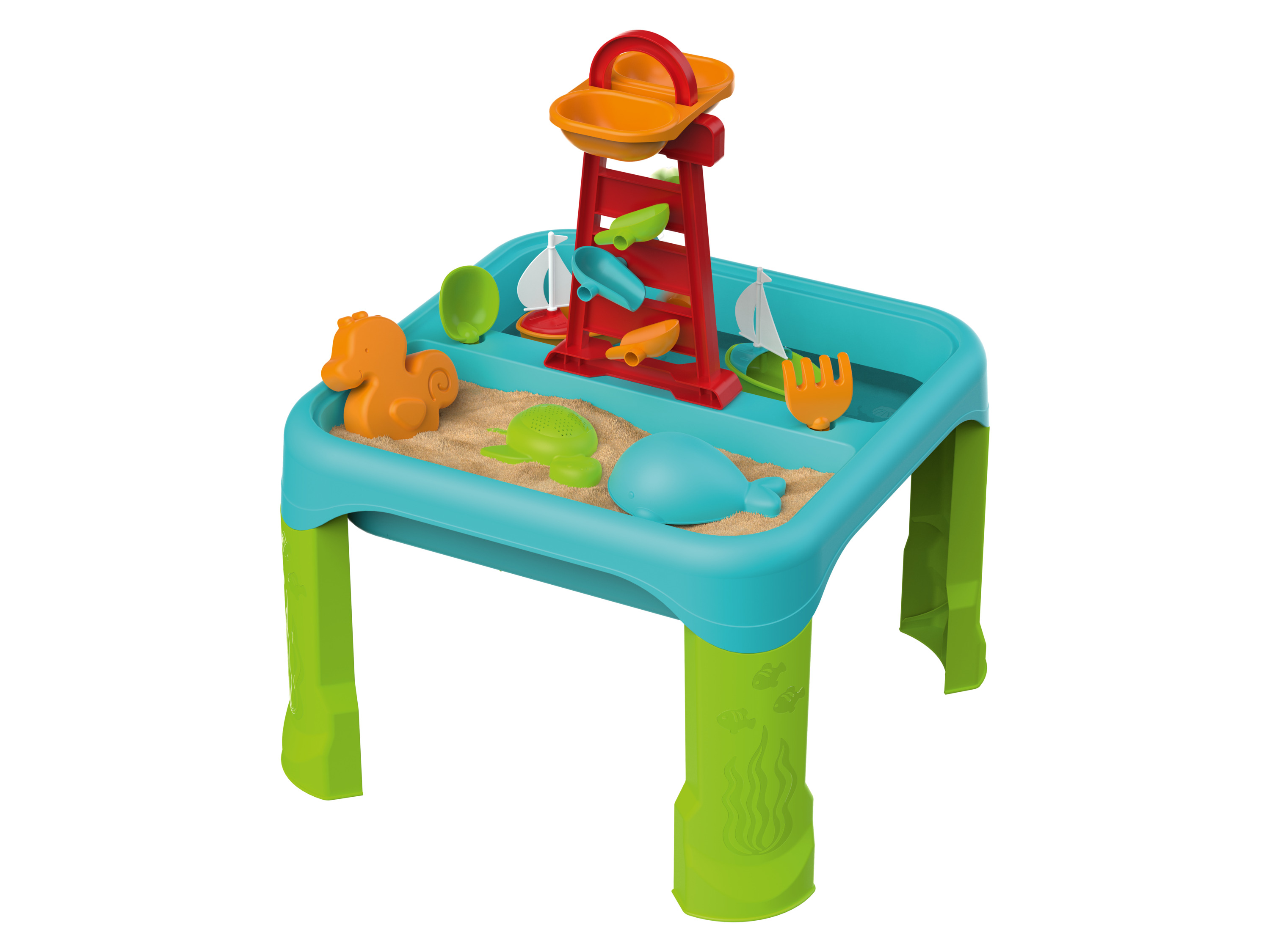 Playtive Stół do zabawy piaskiem i wodą