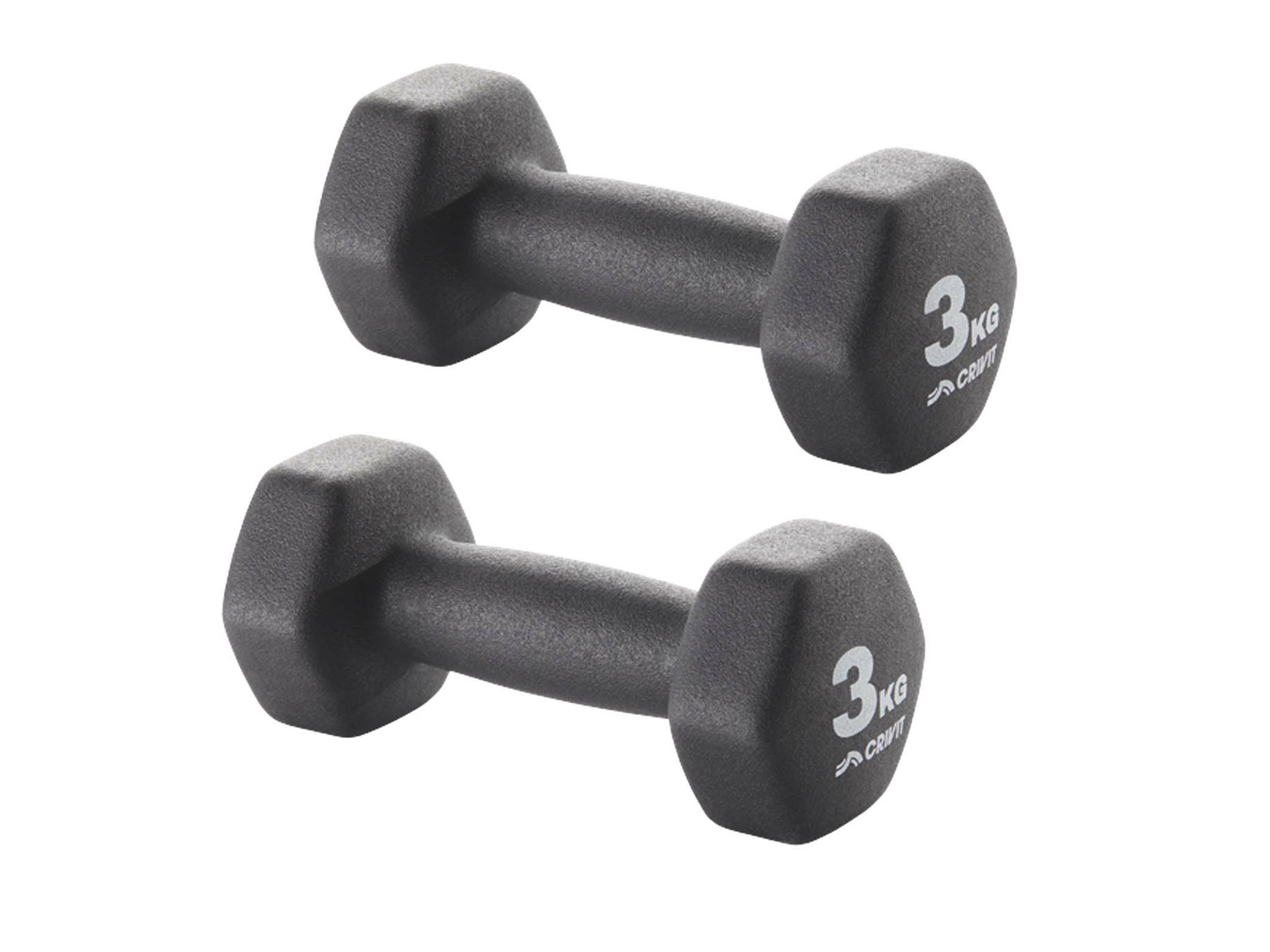 Crivit Zestaw hantli 2x3 kg / 2x4 kg 3 kg