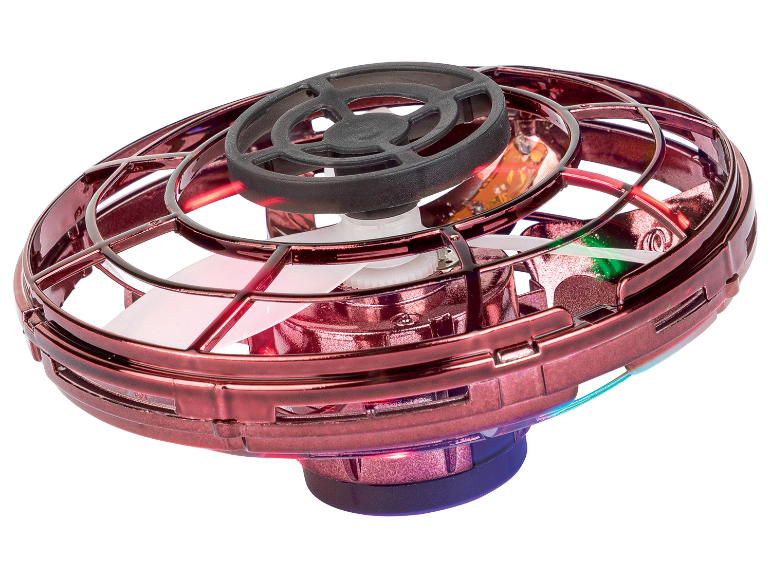 Lenco Spinner latający Fls-006 z efektami świetlnymi LED Czerwony