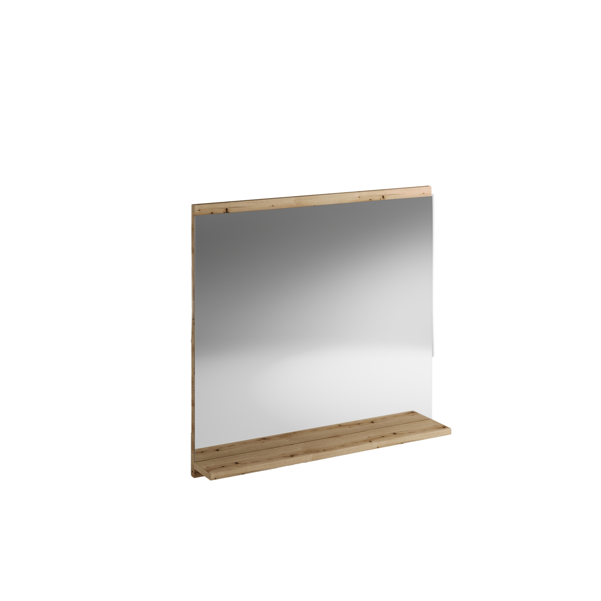 Darmowa Dostawa - Lustro 60x57 cm kwadratowe drewno Comad Nova Oak NOVAOAKA8460