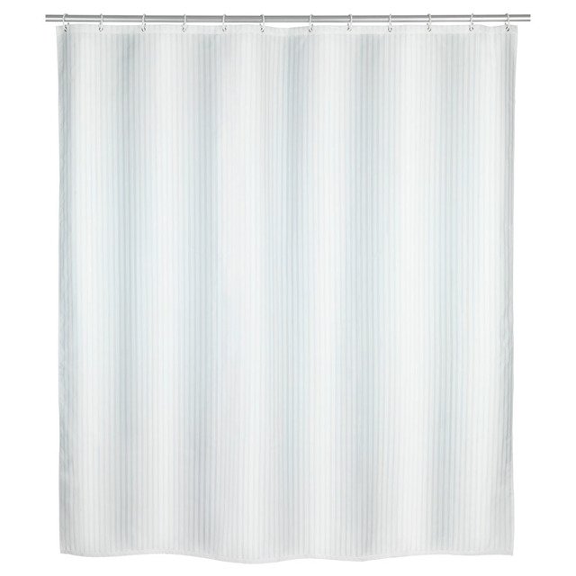 Darmowa Dostawa - Zasłona prysznicowa 200x180 cm biała-szara Wenko Palais 23062100