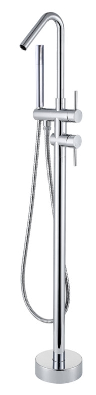 Darmowa Dostawa - Bateria wannowo-prysznicowa wolnostojąca chrom Sea-Horse Stylus BJC7032