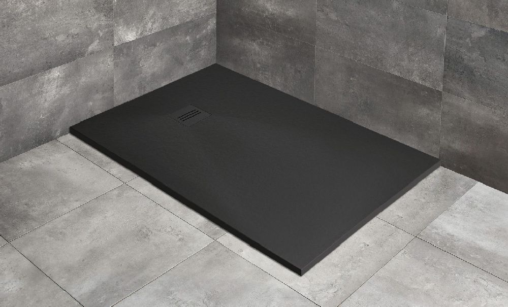 Darmowa Dostawa - Brodzik prostokątny 150x90 cm czarny Radaway Kyntos F HKF1509054